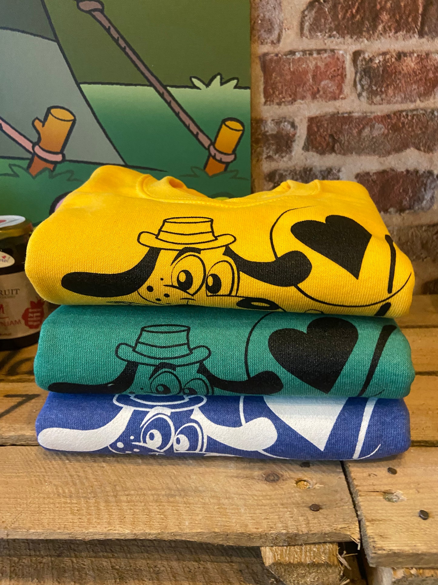 Trui 'Spotty' blauw