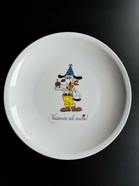 Spotty plate 'BIRTHDAY'